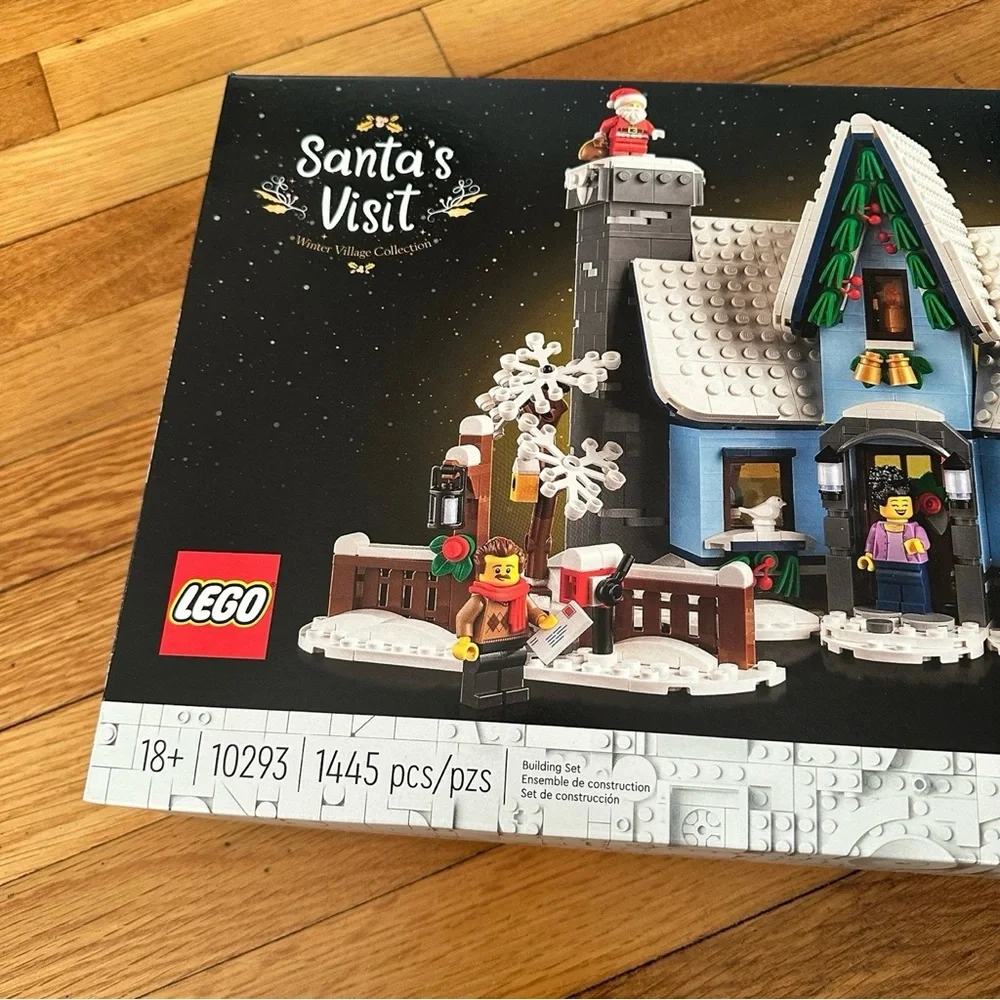 New LEGO Santa's Visit 10293 Winter Village Creator Expert Xmas NIB RETIRED SET